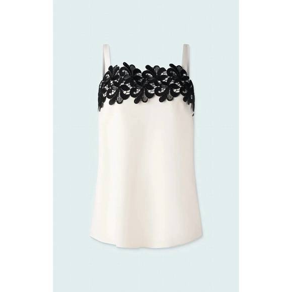 NEW IRIS SETLAKWE lace insert camisole in bone - Picture 2 of 2